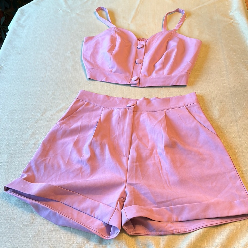 SHEIN crop top set